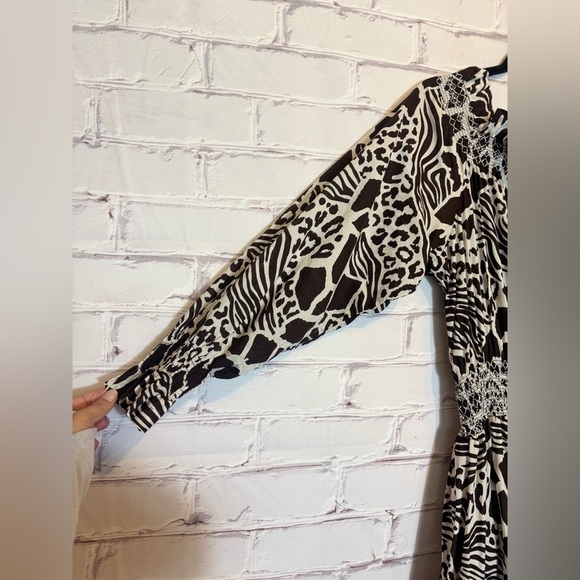 Adam Lippes x RTR Smocked Off the Shoulder Dress Size 8 - Picture 5 of 10